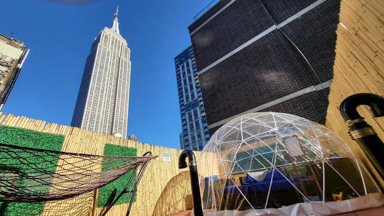 Apartment Hotel And The City, Rooftop City View New York
