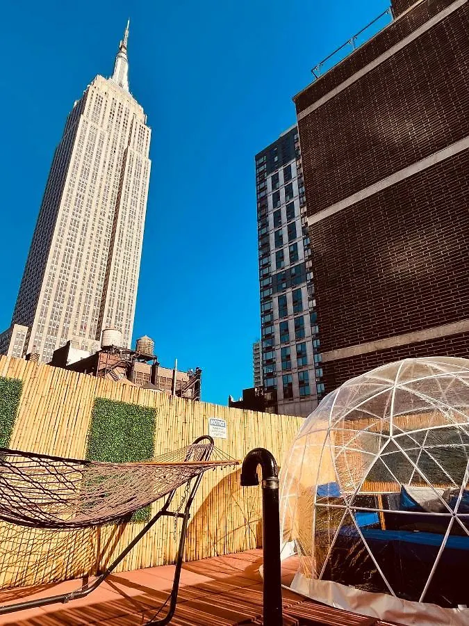 Appartement Hotel And The City, Rooftop City View New York États-Unis